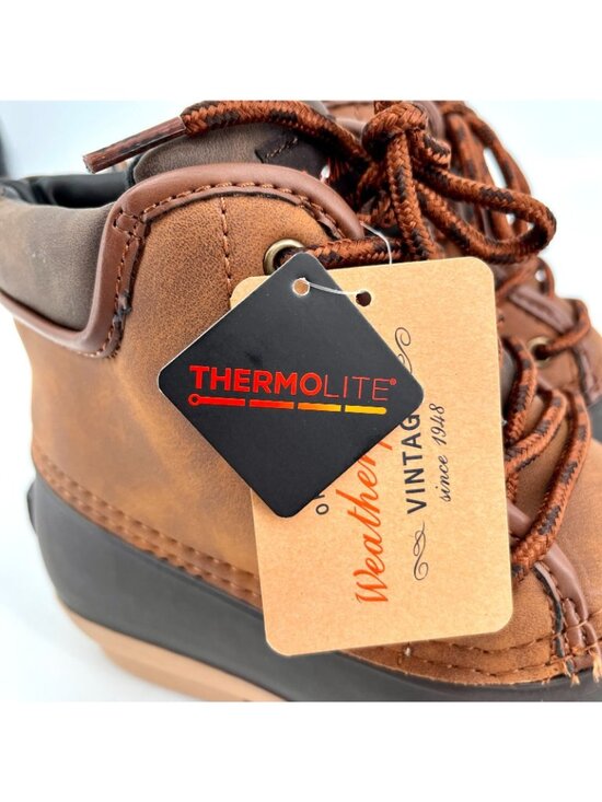 Weatherproof Vintage Men\'s Aidan Duck Boots Size 8 Tan New In Box main image 7